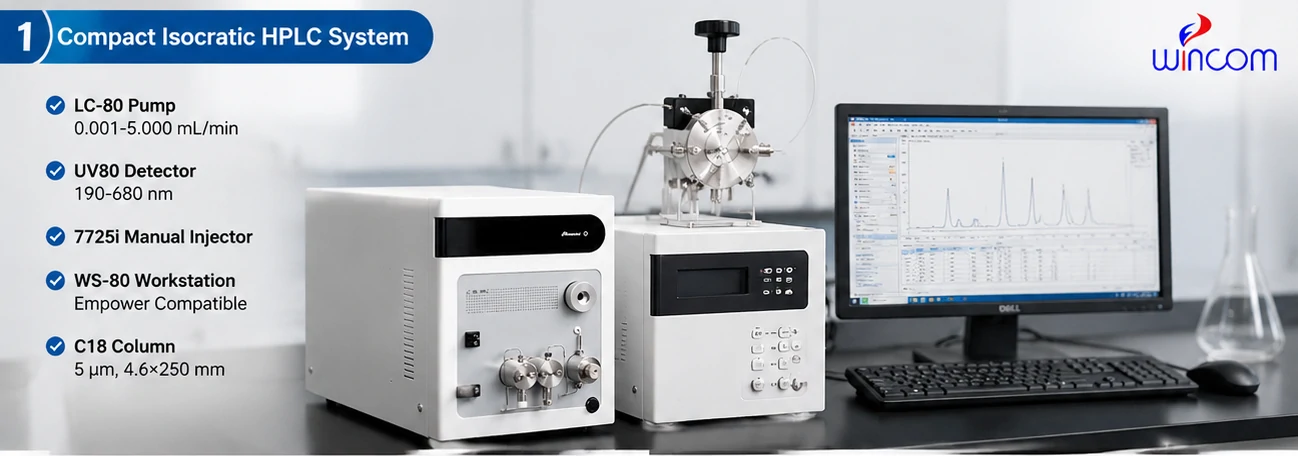 Compact lsocratic HPLC System